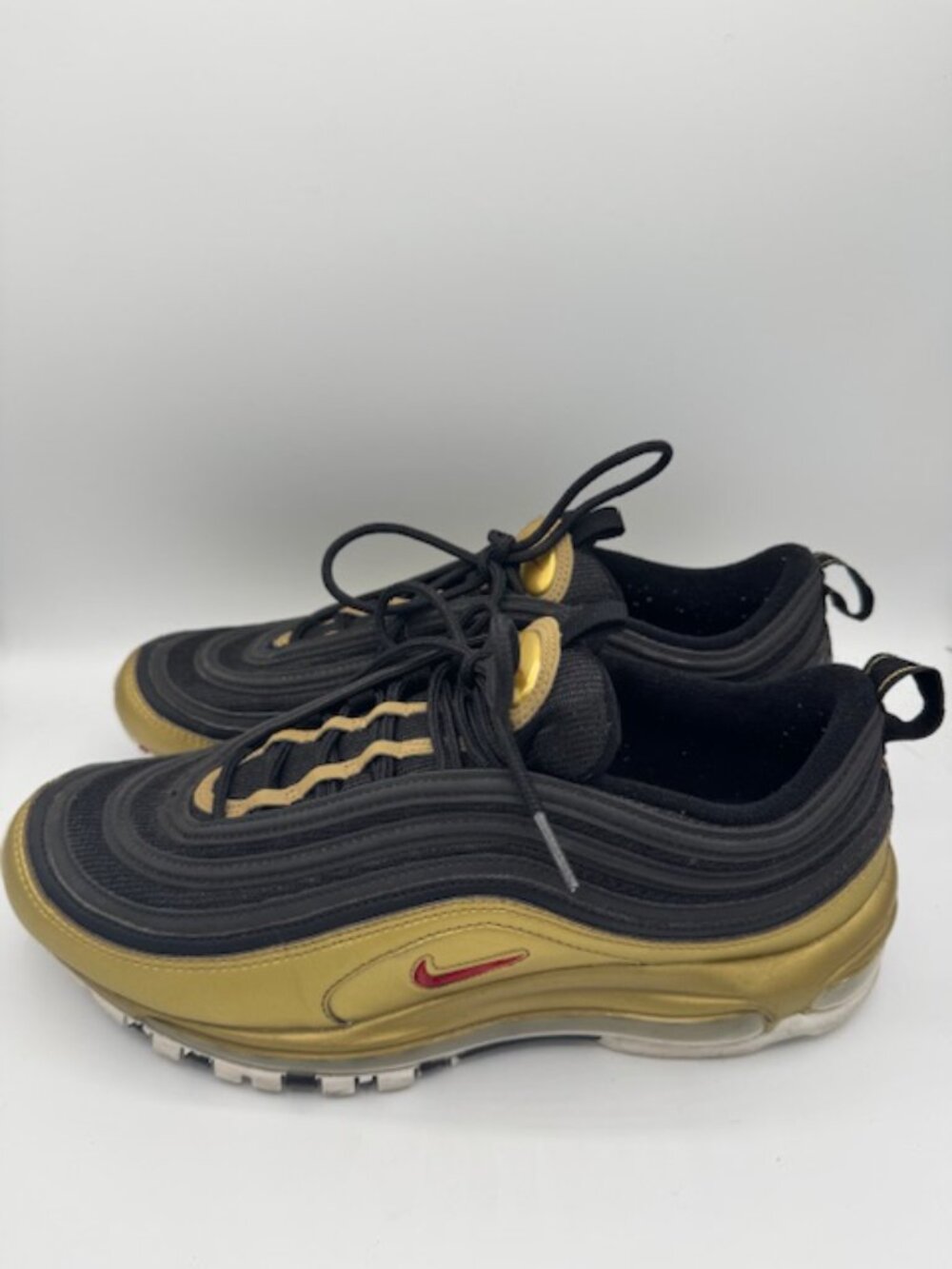 Nike Air Max 97 Black & Metallic Gold Men's 10